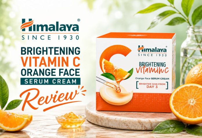 Himalaya Brightening Vitamin C Orange Face Serum Cream - Review