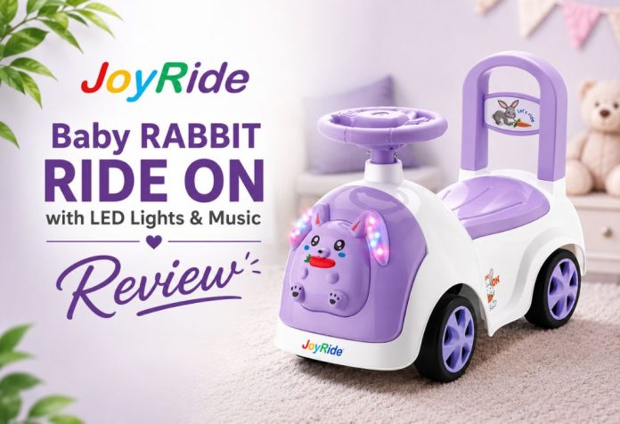 JoyRide Baby RABBIT Ride On with LED Lights & Music - Review