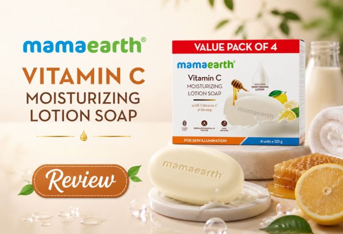 Mama Earth Vitamin C Moisturizing Lotion Soap - Review