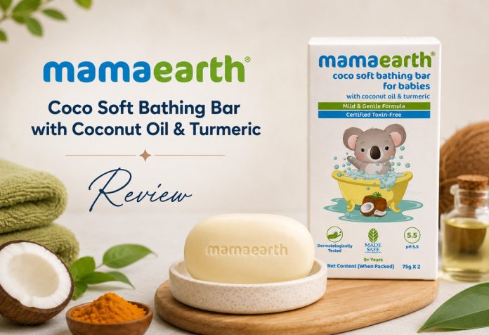 Mamaearth Coco Soft Bathing Bar with Coconut Oil & Turmeric - Review