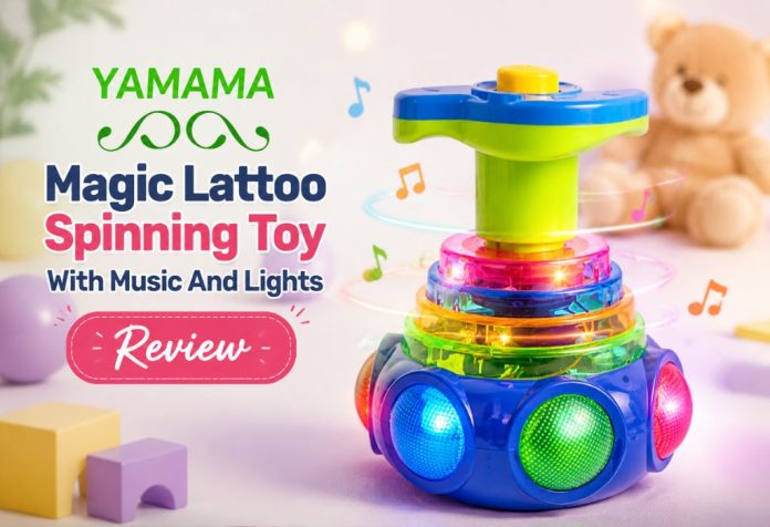 YAMAMA Magic Lattoo Spinning Toy With Music And Lights - Review