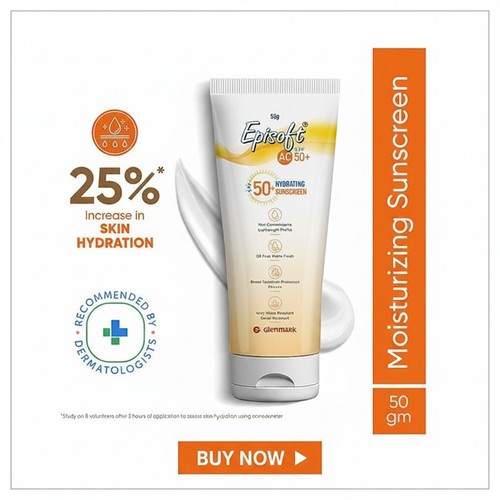 Episoft AC SPF 50 PA+ Hydrating Sunscreen 