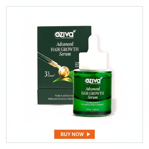 OZiva+ Advanced Hair Growth Serum to Rebalance Scalp Microbiome