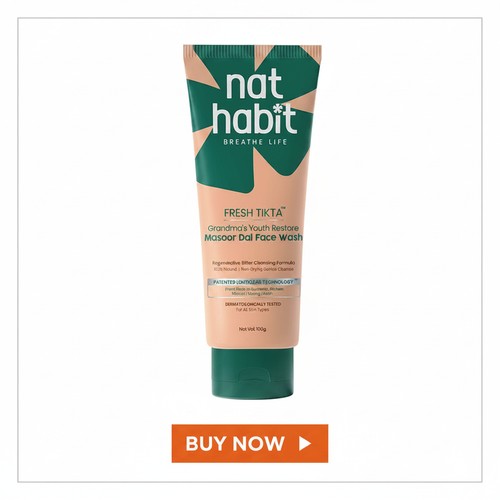 Nat Habit Masoor Dal Face Wash - Review