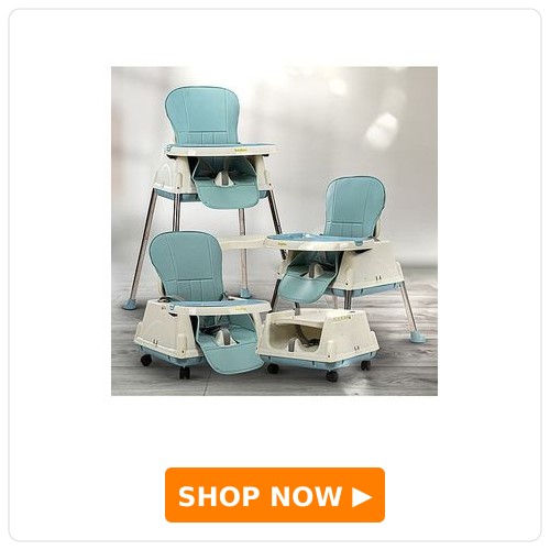 Baybee 3 in 1 Convertible High Chair for Kids with Adjustable Height and Footrest, Baby Toddler Feeding Booster Seat with Tray & Safety Belt - Blue Baybee 3 in 1 Convertible High Chair for Kids with Adjustable Height and Footrest, Baby Toddler Feeding Booster Seat with Tray & Safety Belt - Blue