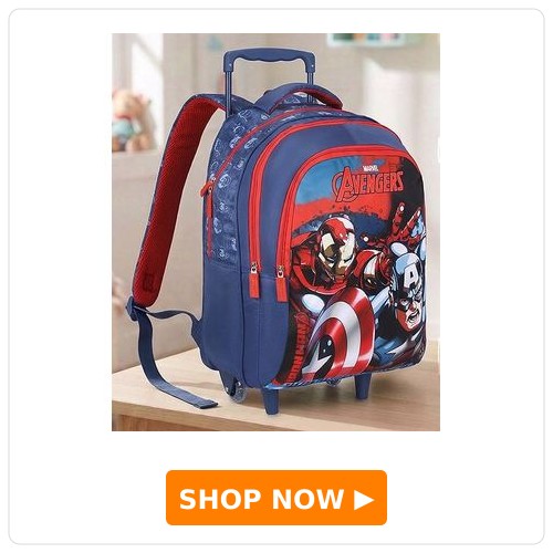 Avengers Height 18 Inches Trolley School Bag 