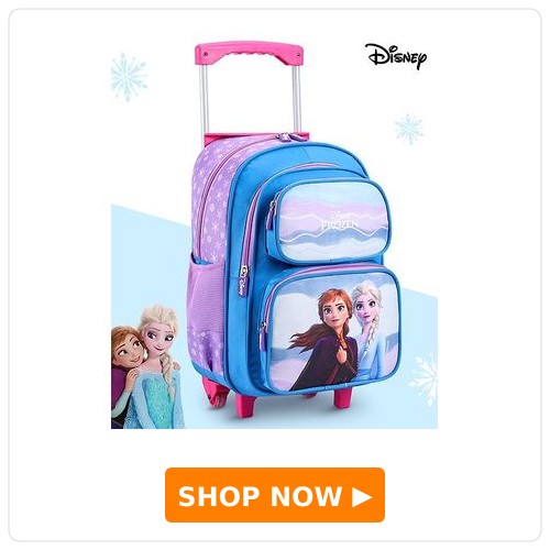 Babyhug Disney Frozen Sisters Trolley Backpack