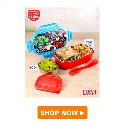 Play Nation Marvel Avengers stainless steel Lunch box