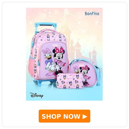 Bonfino Disney Minnie Mouse Trolley Backpack Bonfino Disney Minnie Mouse Trolley Backpack