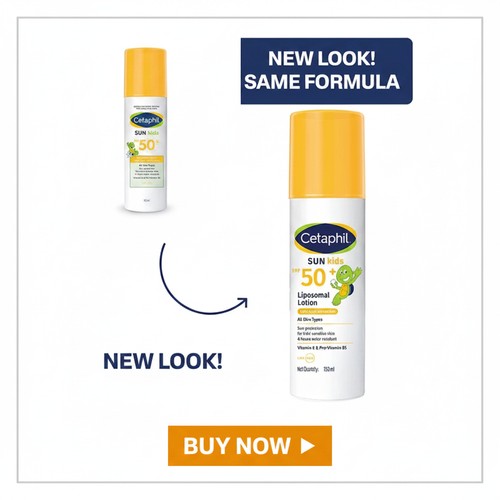 Cetaphil Sun Kids Liposomal Lotion SPF 50+ Sunscreen - Review Cetaphil Sun Kids Liposomal Lotion SPF 50+ Sunscreen - Review