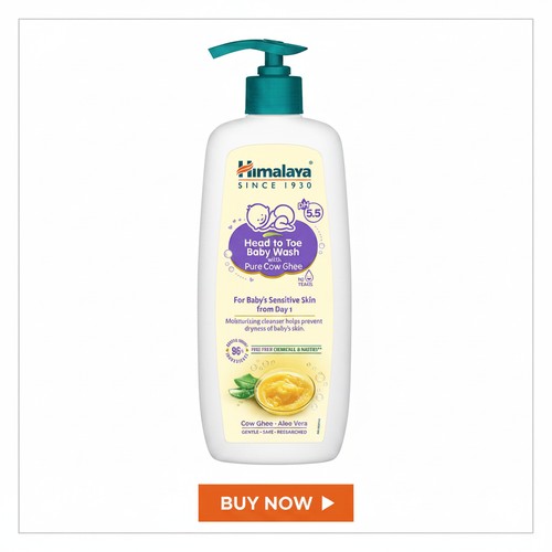 Himalaya Head to Toe Baby Wash with Pure Cow Ghee - Review Himalaya Head to Toe Baby Wash with Pure Cow Ghee - Review