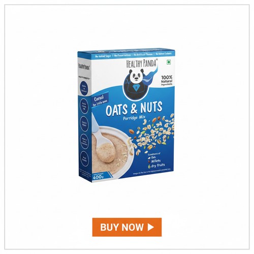 HEALTHY PANDA-400 g Oats & Nuts Cereal mix - Review HEALTHY PANDA-400 g Oats & Nuts Cereal mix - Review