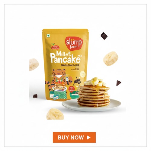 Slurrp Farm Banana Choco Chip Pancake - Review