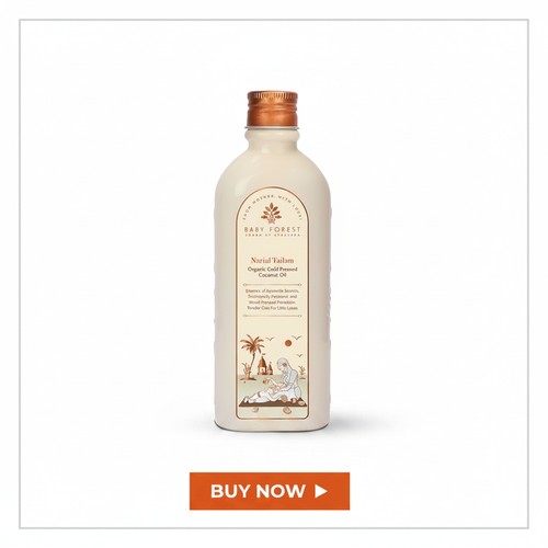 BABY FOREST Narial Tailam Organic Cold Pressed Coconut Oil Skin And Hair Care - Review 