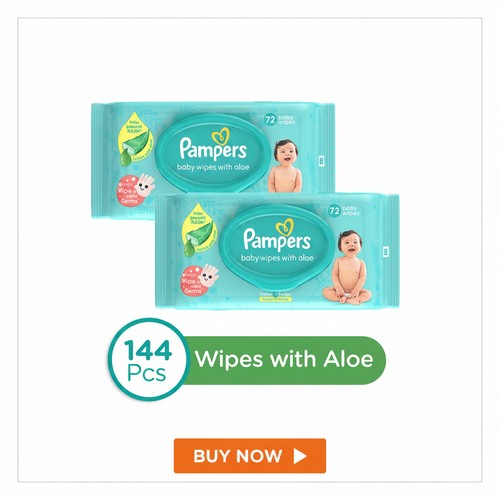 Pampers Baby Gentle Wet Wipes with Aloe