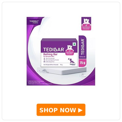 Torrent Pharma Tedibar Moisturising Baby Bathing Bar