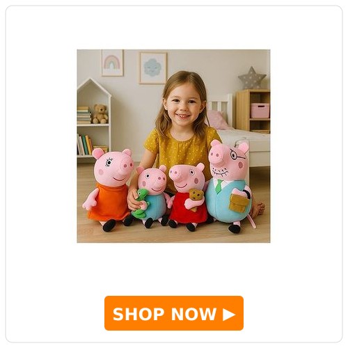 BESTIES 30 cm Pig Family Soft Toys Combo Of 4 - Multicolor