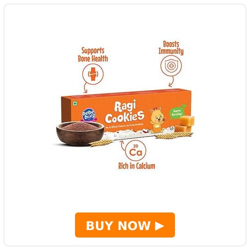 Bebe Burp Organic Baby Food Ragi Cookies - Review