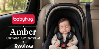 Babyhug Amber Car Seat Cum Carry Cot – Review Babyhug Amber Car Seat Cum Carry Cot - Review