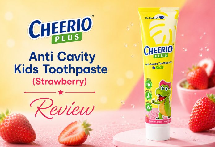 Cheerio Plus Anti Cavity Kids Toothpaste (Strawberry) - Review
