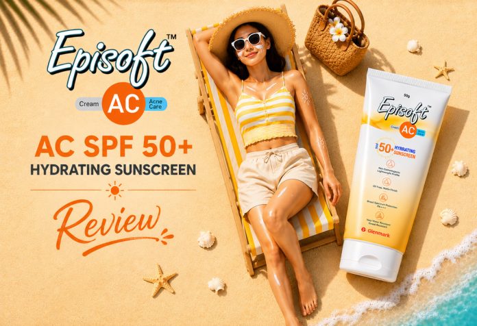 Episoft AC SPF 50+ Hydrating Sunscreen - Review