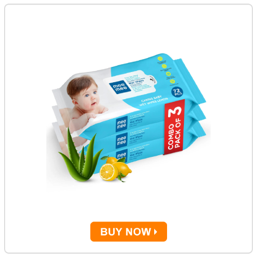 Mee Mee Caring Baby Wet Wipes (Pack of 3) - Review 