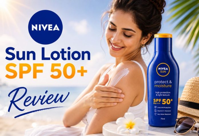 Nivea Sun Protect & Moisture Lotion SPF 50+ - Review
