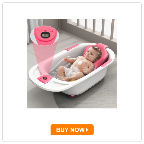 StarAndDaisy Baby Bath Tub with Temperature Sensor StarAndDaisy Baby Bath Tub with Temperature Sensor