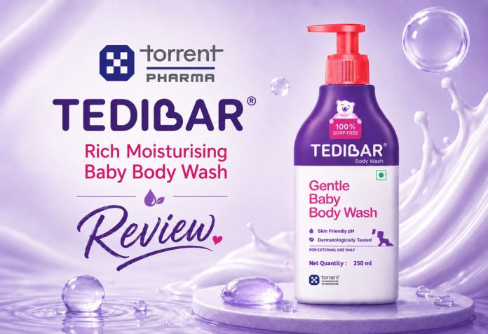 TORRENT PHARMA Tedibar Rich Moisturising Baby Body Wash - Review