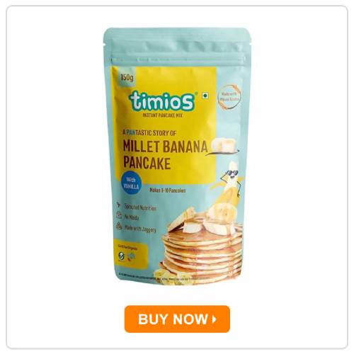 timios Multigrain No-Maida Organic Banana Millet Instant Pancake