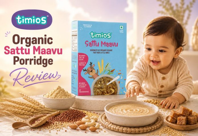 timios Organic Sattu Maavu Porridge - Review
