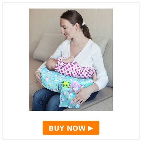 Babyhug Cotton Feeding Pillow With Belt Unicorn Print
