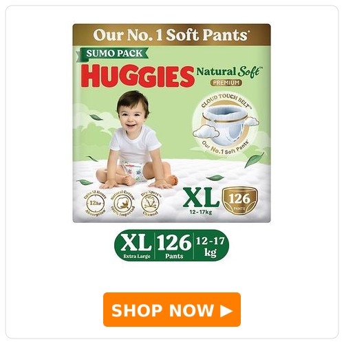 Huggies Natural Soft Premium Baby Diaper Pants