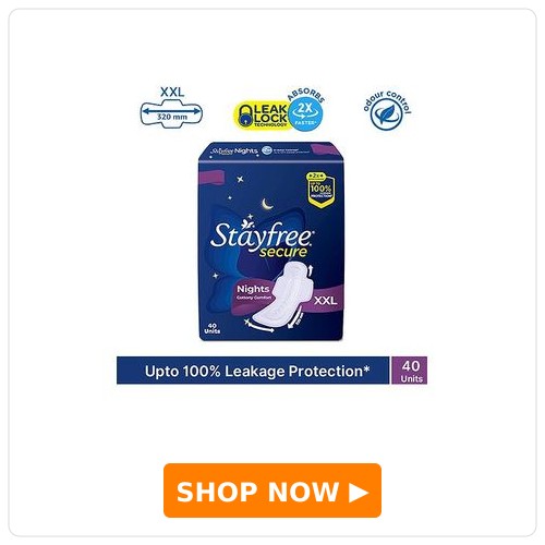 Stayfree Secure Nights Sanitary Pads 