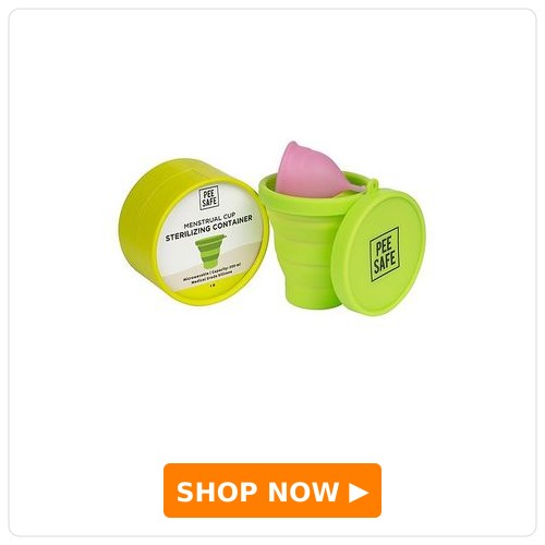 Pee Safe Menstrual Cup Sterilizing Container 