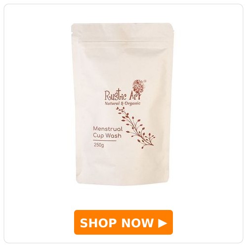 Rustic Art Natural Menstrual Cup Wash Powder
