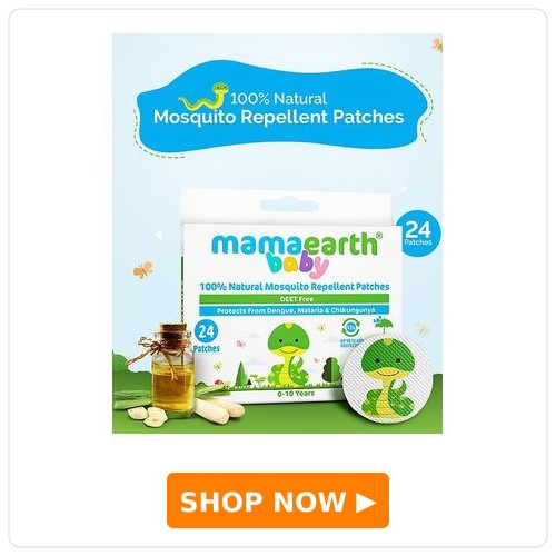 mamaearth Natural Repellent Mosquito Patches - 24 Pieces
