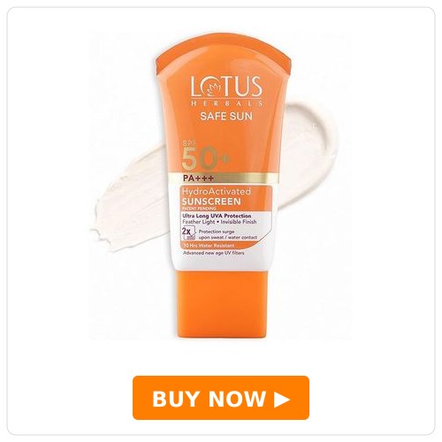 Lotus Herbals Safe Sun HydroActivated Sunscreen Lotus Herbals Safe Sun HydroActivated Sunscreen