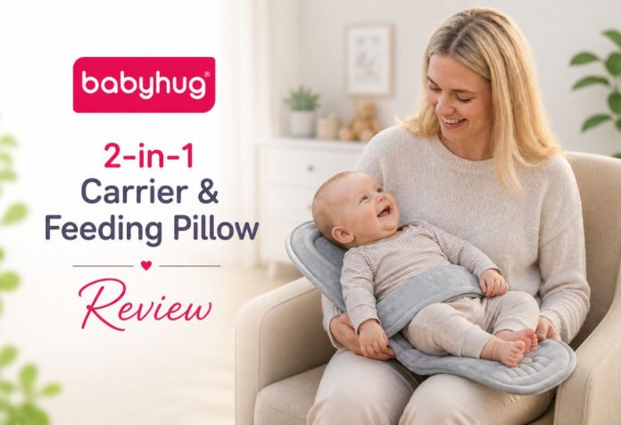 Babyhug 2-in-1 Carrier & Feeding Pillow - Review