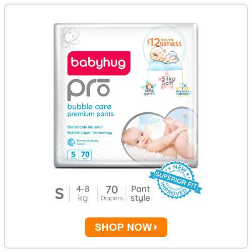 Babyhug Pro Bubble Care Premium Pant Style Diaper Babyhug Pro Bubble Care Premium Pant Style Diaper