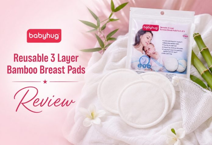 Babyhug Reusable 3 Layer Bamboo Breast Pads - Review