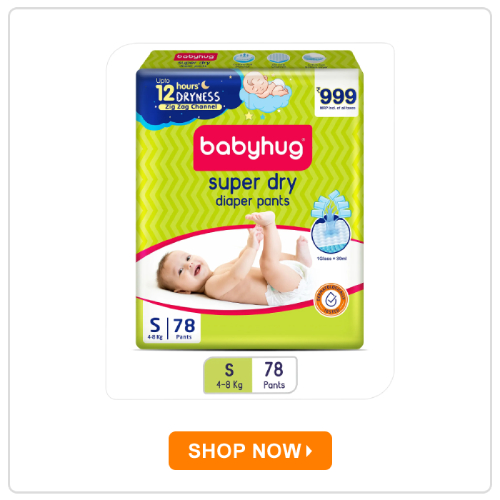 Babyhug Super Dry Pant Style Diapers Small Babyhug Super Dry Pant Style Diapers Small