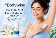 Be Bodywise 4% AHA BHA Flora Under Arm Roll On – Review Be Bodywise 4% AHA BHA Flora Under Arm Roll On - Review