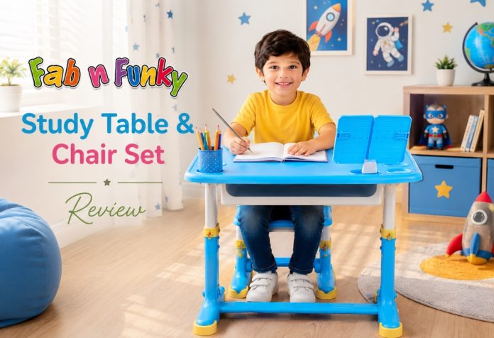 Fab N Funky Study Table & Chair Set - Review