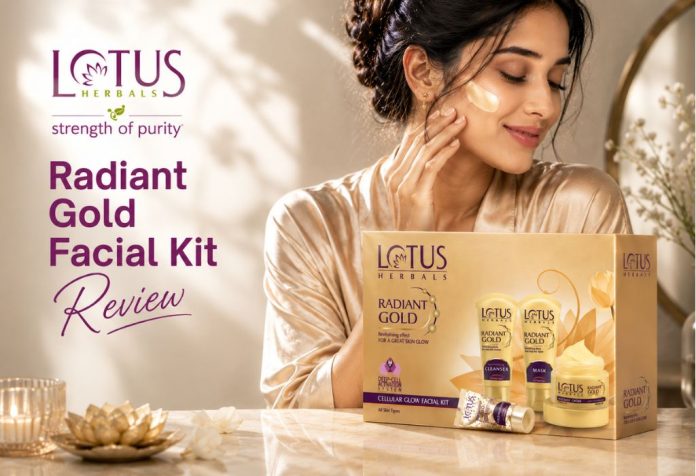 Lotus Herbals Radiant Gold Facial Kit – Review