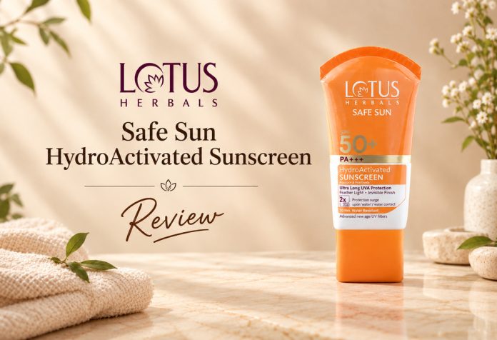 Lotus Herbals Safe Sun HydroActivated Sunscreen SPF 50+ PA+++