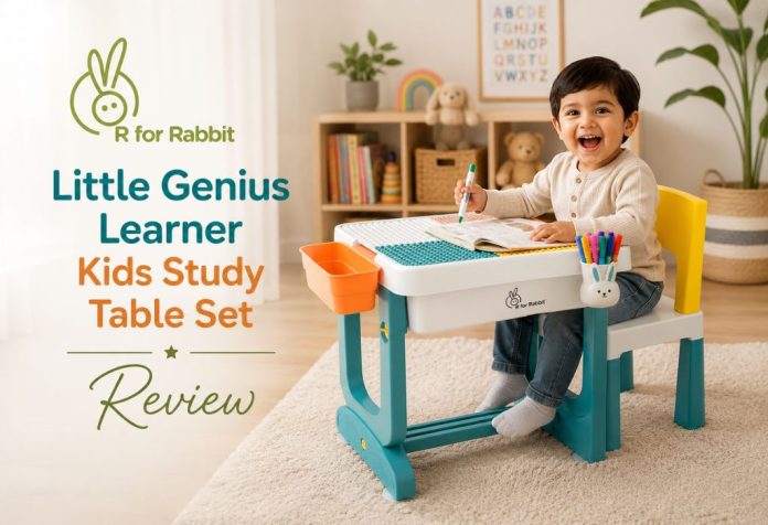 R for Rabbit Little Genius Learner Kids Study Table Set - Review
