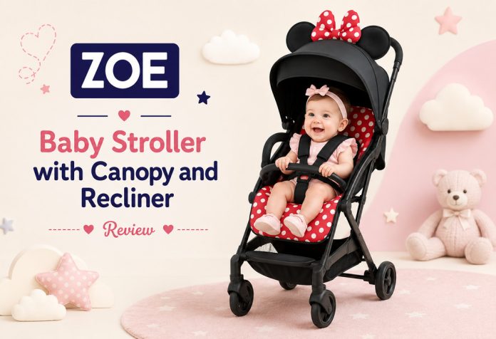 ZOE Baby Stroller with Canopy and Recliner - Review