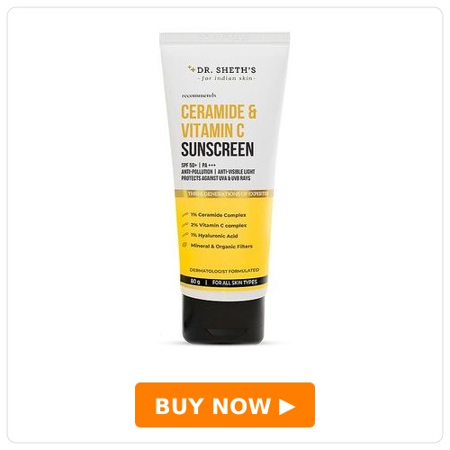 Dr. Sheth's Ceramide & Vitamin C Sunscreen SPF 50+ PA++++