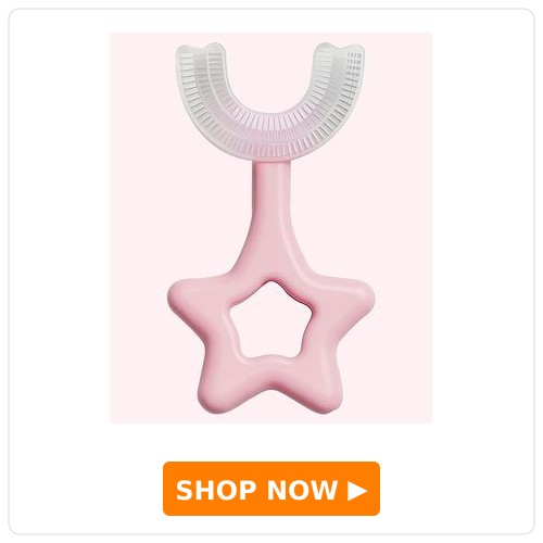 Bebe Burp Kids U-Shape Silicone Toothbrush 